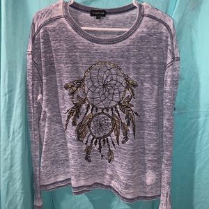 Distressed long sleeve